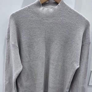 Aritzia Wilfred Free Fern Mockneck Cotton and Wool